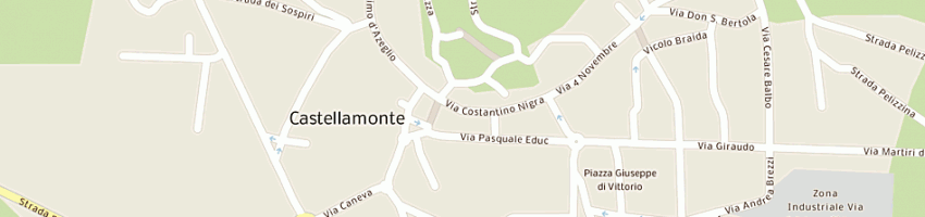 Mappa della impresa monica paolo a CASTELLAMONTE