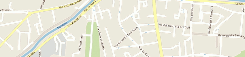 Mappa della impresa salone daniela di boccon daniela a PADOVA
