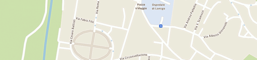 Mappa della impresa miccoli sandra a LONIGO