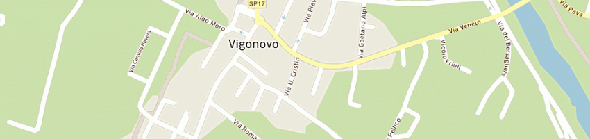Mappa della impresa calzaturificio prendin (srl) a VIGONOVO