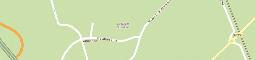 Mappa della impresa benedettine dell'abbazia di viboldone a SAN GIULIANO MILANESE