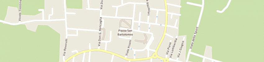 Mappa della impresa pizzalandia di cagnin demis a FOSSO 