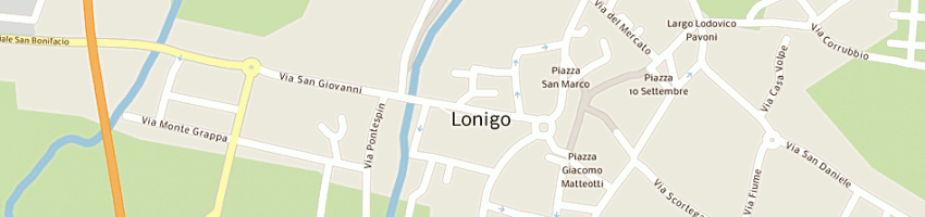 Mappa della impresa re sole viaggi di baldo stefania a LONIGO