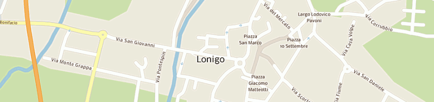 Mappa della impresa grejo - gpg di boesso luigi e c snc a LONIGO