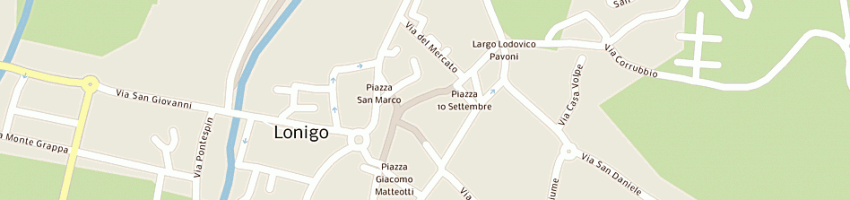 Mappa della impresa farmacia dr soresina giovanni a LONIGO