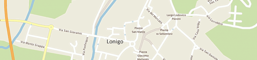 Mappa della impresa af costruzioni srl a LONIGO