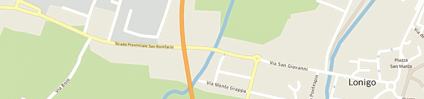 Mappa della impresa v - team srl a LONIGO