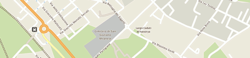 Mappa della impresa coer (srl) a SAN GIULIANO MILANESE