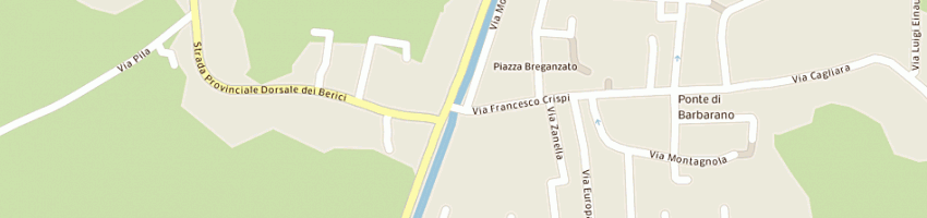 Mappa della impresa macelleria pegoraro snc di pegoraro giulio e c a BARBARANO VICENTINO