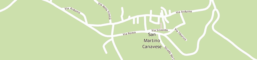 Mappa della impresa cretier germano a SAN MARTINO CANAVESE