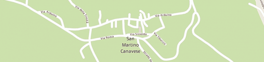 Mappa della impresa municipio a SAN MARTINO CANAVESE
