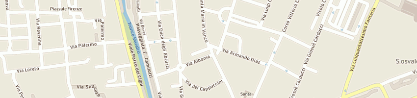 Mappa della impresa tomasin luciano a PADOVA