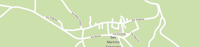 Mappa della impresa tinetti antonio a SAN MARTINO CANAVESE