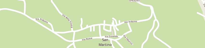 Mappa della impresa poste italiane a SAN MARTINO CANAVESE
