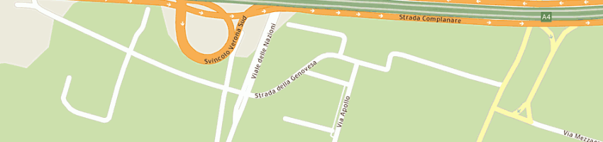Mappa della impresa centro prova autoveicoli a VERONA