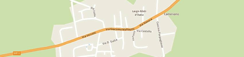 Mappa della impresa poste italiane a CASALINO