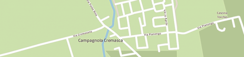 Mappa della impresa idraulica bizeta di brena alessandro a CAMPAGNOLA CREMASCA