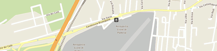 Mappa della impresa aeroporto civile di padova spa a PADOVA