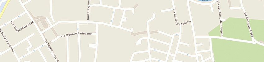 Mappa della impresa comacchio francesco a PADOVA