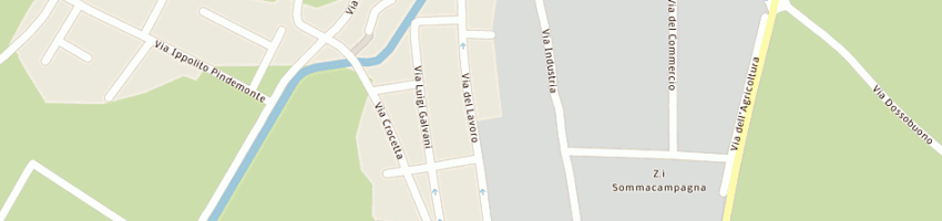 Mappa della impresa giacopuzzi nicola a SOMMACAMPAGNA