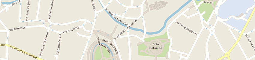 Mappa della impresa busi ettore simone a PADOVA