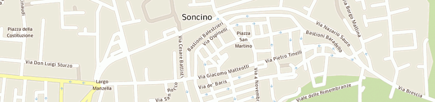 Mappa della impresa biblioteca comunale a SONCINO