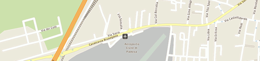 Mappa della impresa santini mauro service a PADOVA