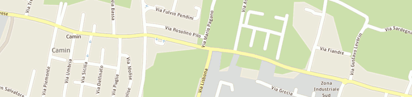 Mappa della impresa centro italiano capelli srl a PADOVA
