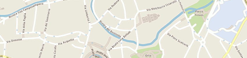 Mappa della impresa ristorante al fagiano a PADOVA