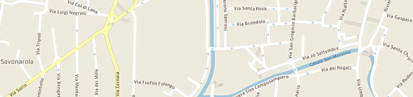 Mappa della impresa associazione nazionale carabinieri a PADOVA