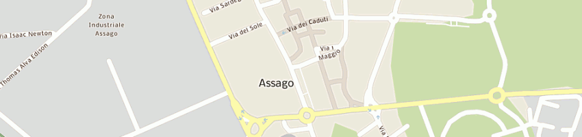 Mappa della impresa banca intesa spa a ASSAGO