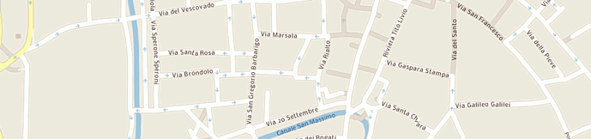 Mappa della impresa bevilacqua luciano a PADOVA