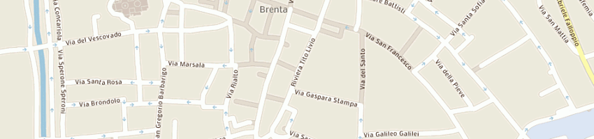 Mappa della impresa banca antonveneta spa a PADOVA