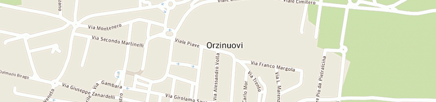 Mappa della impresa botali donato a ORZINUOVI