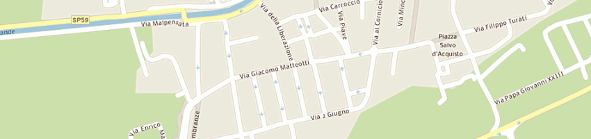 Mappa della impresa locatelli vittorio a MILANO