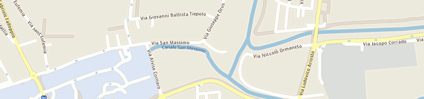 Mappa della impresa centro ausili (srl) a PADOVA