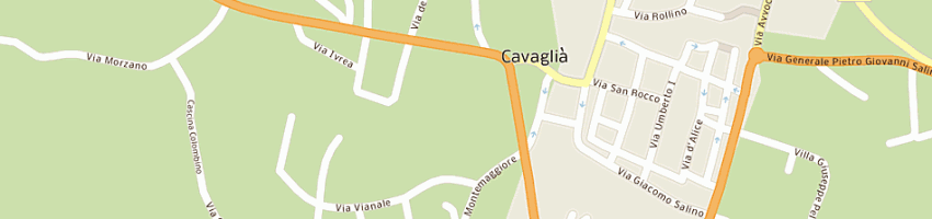 Mappa della impresa gi-auto di vigna alberto e c sas a CAVAGLIA 