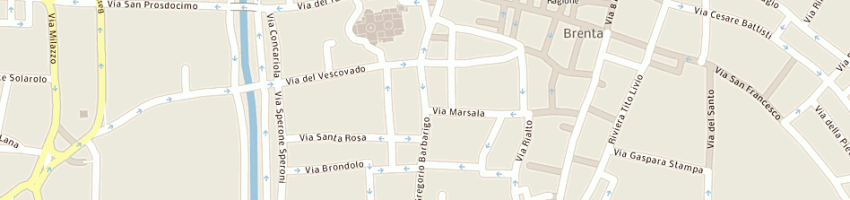 Mappa della impresa volpato elvira a PADOVA