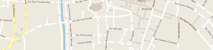 Mappa della impresa zitro snc di zilio silvano e c a PADOVA