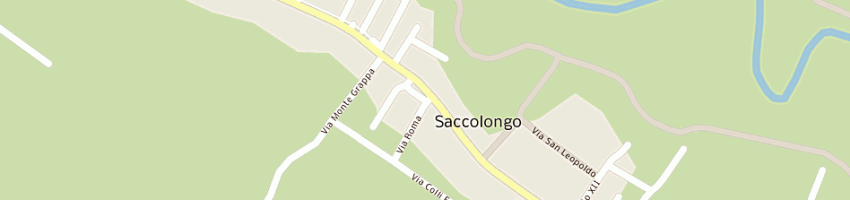 Mappa della impresa berto filippo a SACCOLONGO