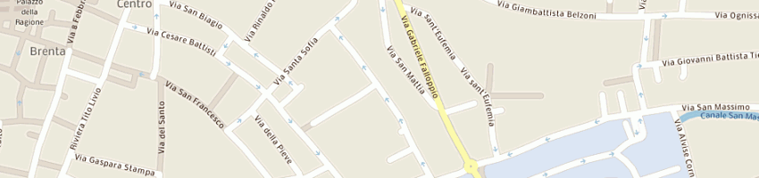 Mappa della impresa condominio gabelli a PADOVA