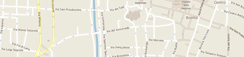 Mappa della impresa gabriella a PADOVA