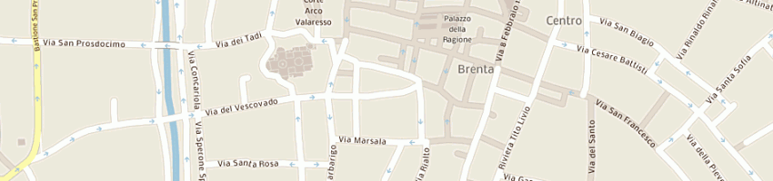 Mappa della impresa parrucchiera miranda a PADOVA