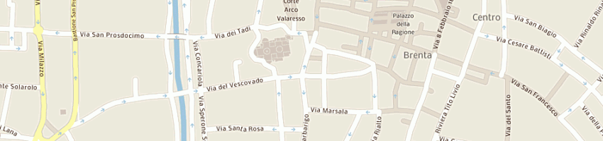 Mappa della impresa fotolux a PADOVA