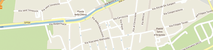 Mappa della impresa soldinger giorgio fabio giuseppe a MILANO