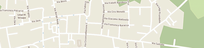 Mappa della impresa regazzetti pietro a PANDINO