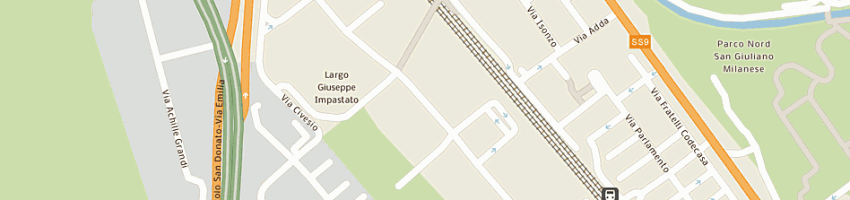 Mappa della impresa roberta confezioni di morasco a SAN DONATO MILANESE