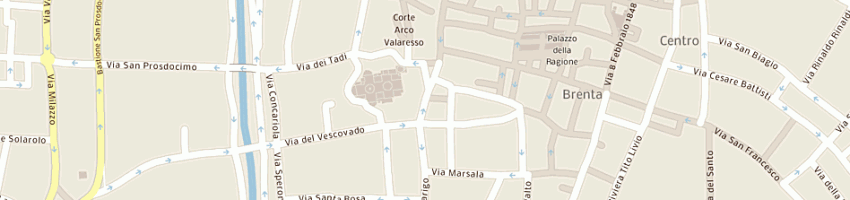 Mappa della impresa bibi snc di bettella stefania a PADOVA