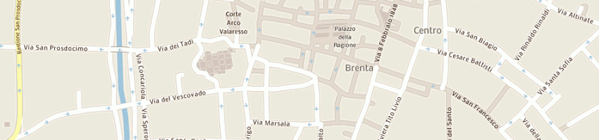 Mappa della impresa lazzarin bruno a PADOVA