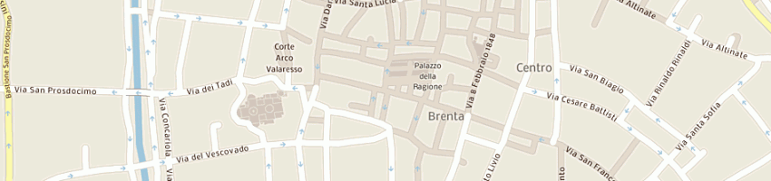 Mappa della impresa dedicato a PADOVA